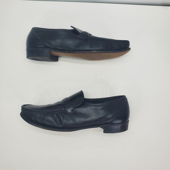 Florsheim Riva Moc Toe Slip-On Loafers Men Dress Shoes Size 10 D Black - Picture 10 of 13